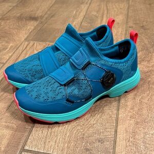 Bontrager Cadence Spin Cycling Shoe Mens Size 7 Teal BOA  Excellent $140 MSRP